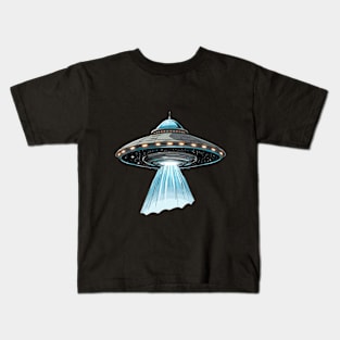 Vintage UFO Kids T-Shirt